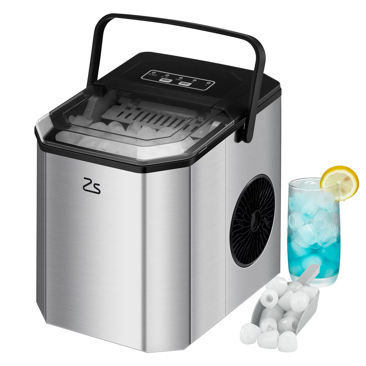 Countertop Ice Maker Self-Cleaning Bullet Ice L507