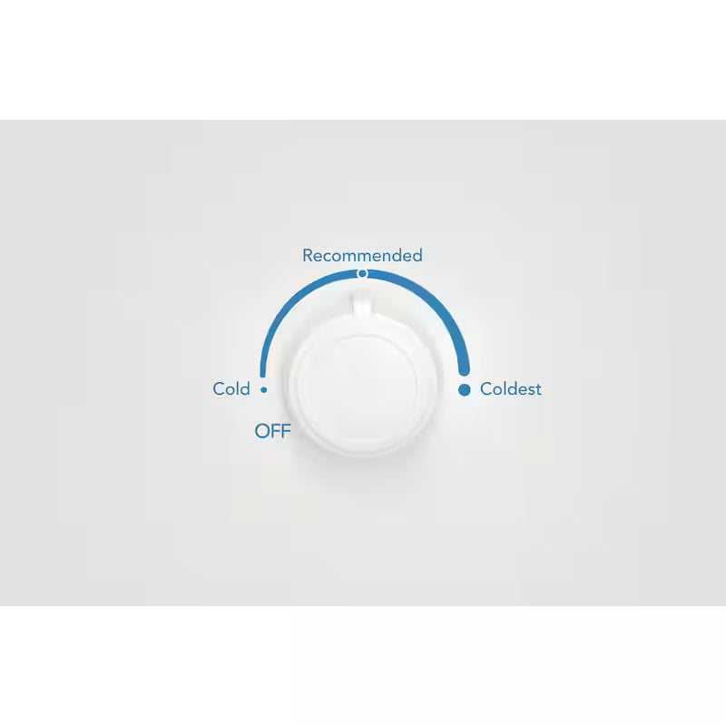 White Frost Free Upright Freezer O800952