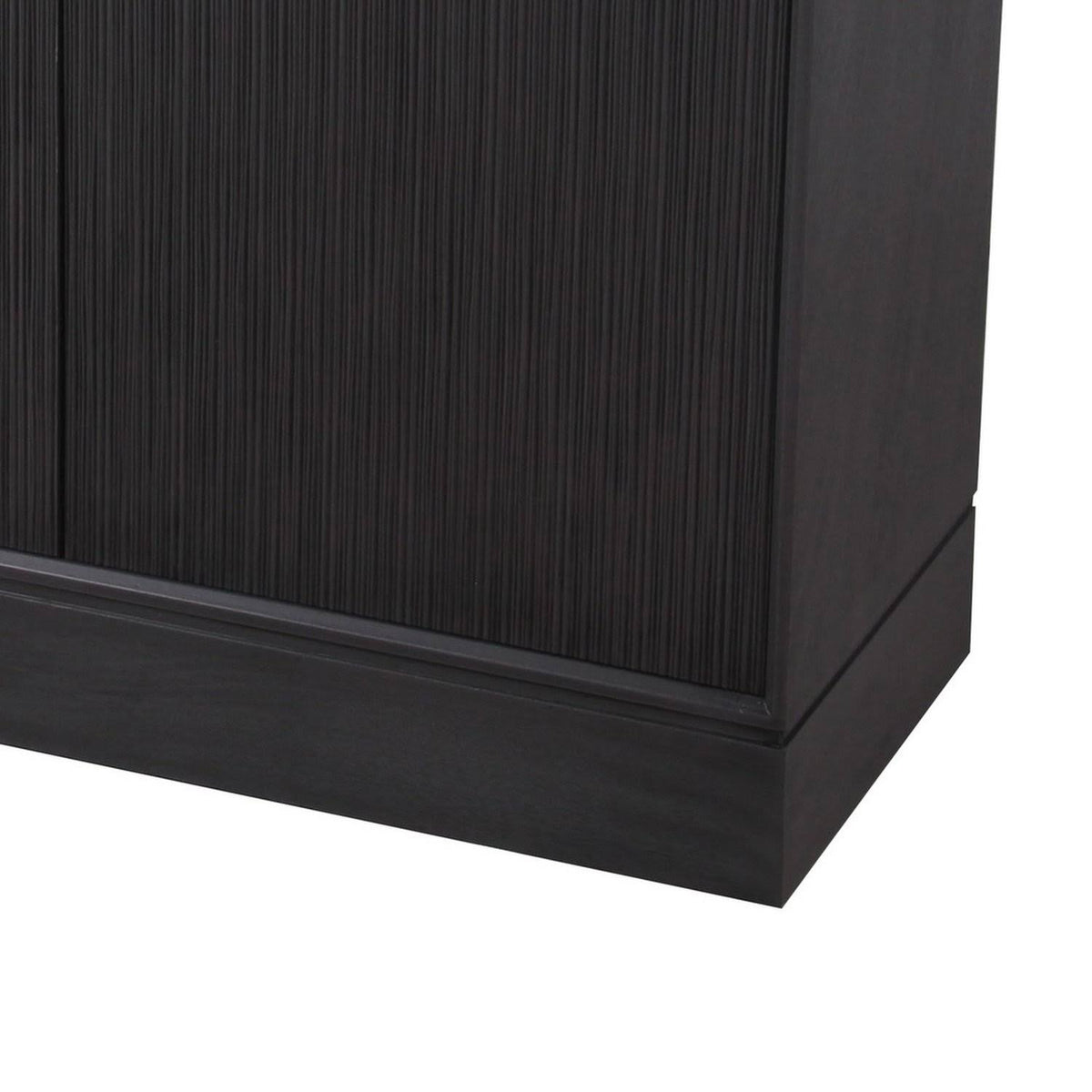 Dark Gray 2 Door Wooden Cabinet T27134