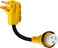 50 Amp Generator Power Extension Cord, Locking Connector, 20 Inch, Pack of 2 H8071