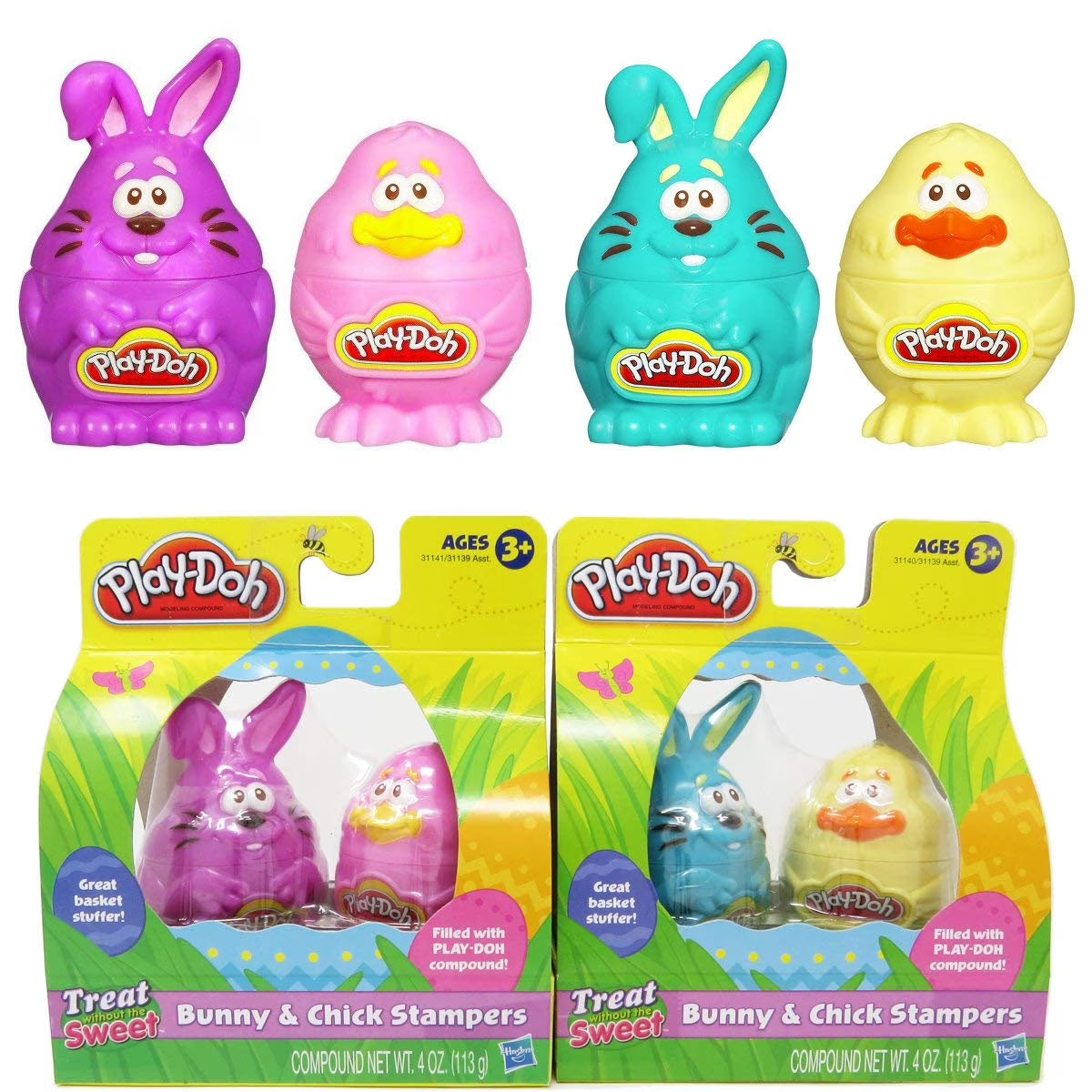 Play-Doh Easter Bunny & Chick Stampers E173697