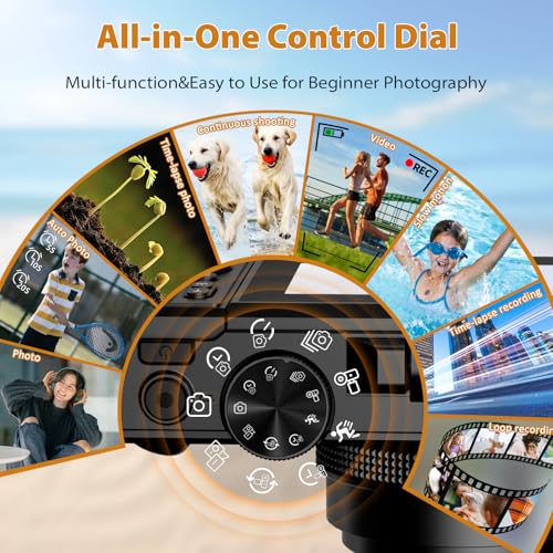 4K 64MP Digital Camera with 18X Digital Zoom Q810008