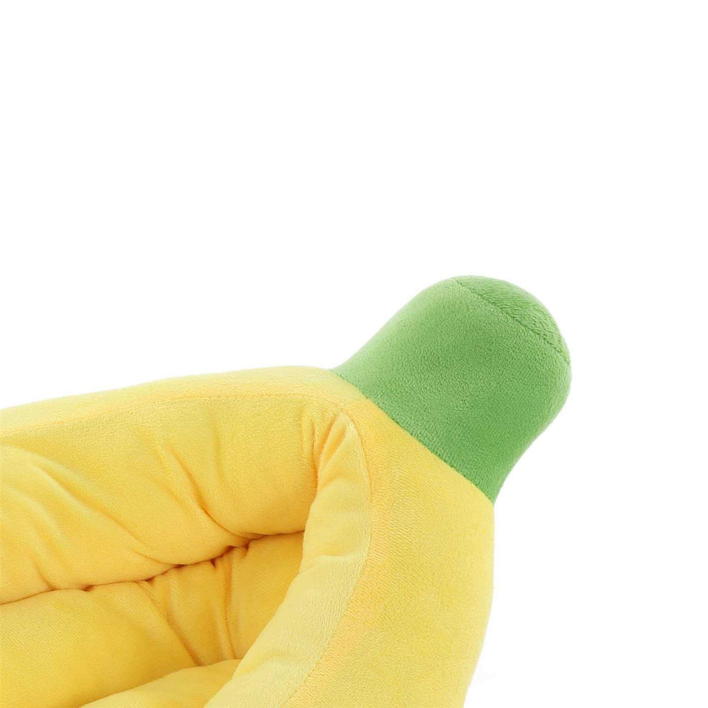 Banana Shape Washable Dog Bed with Removable Cushion P83904